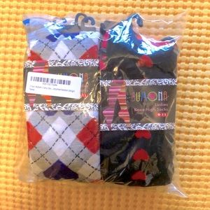 NWT Sumona ladies knee high socks sz 9-11